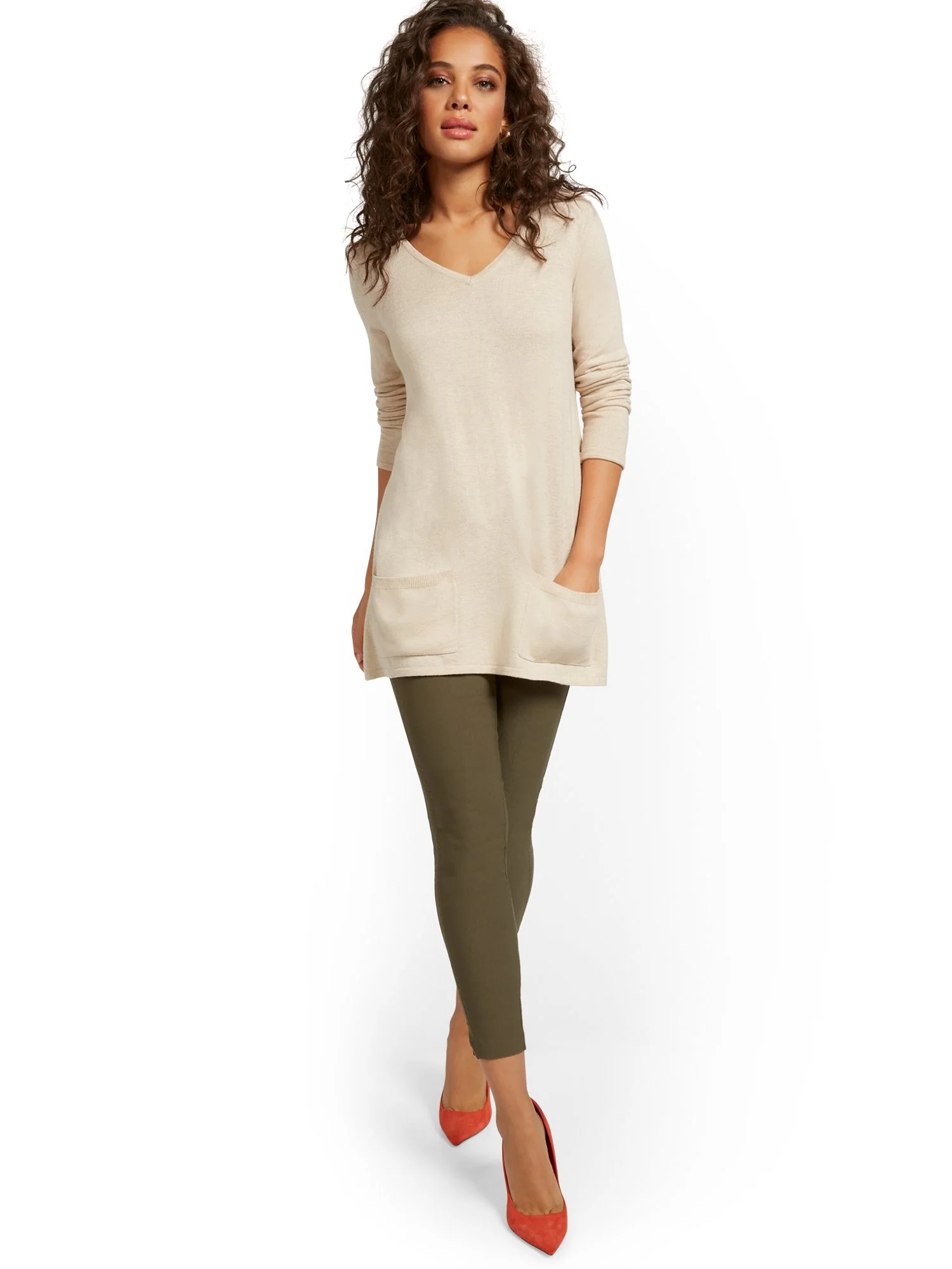 Two-Pocket Tunic Sweater - Image 13
