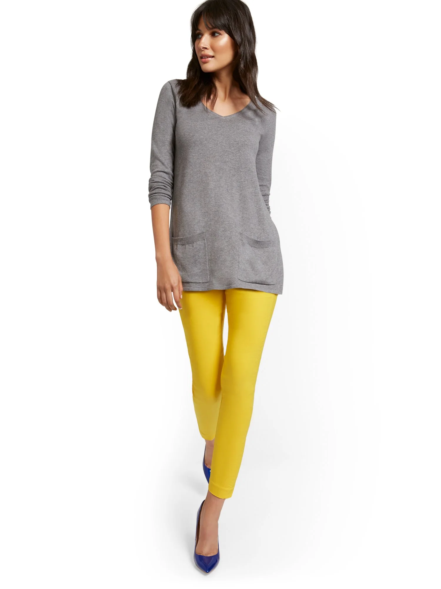 Two-Pocket Tunic Sweater - Image 6