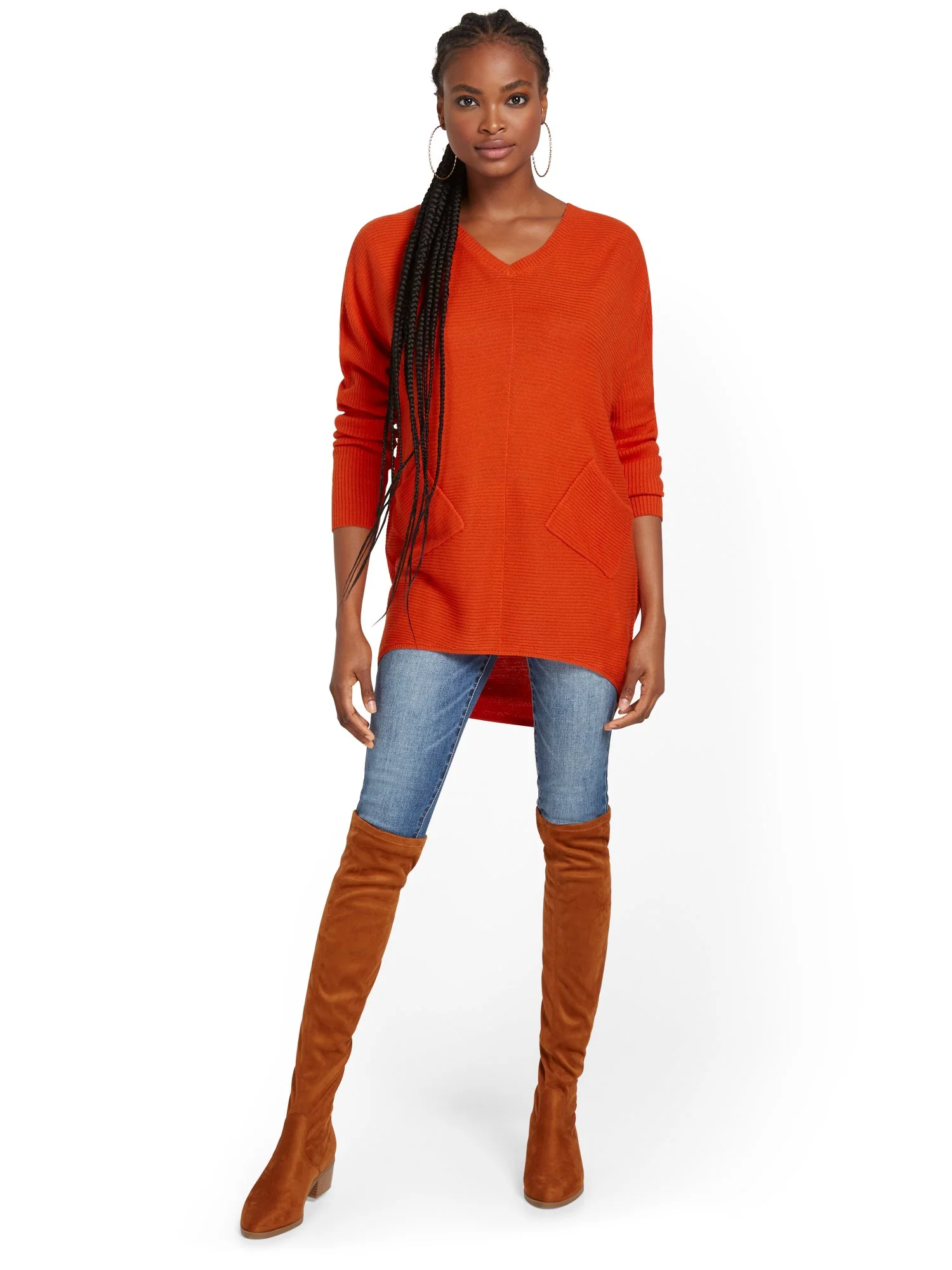 Two-Pocket Tunic Sweater - Image 23