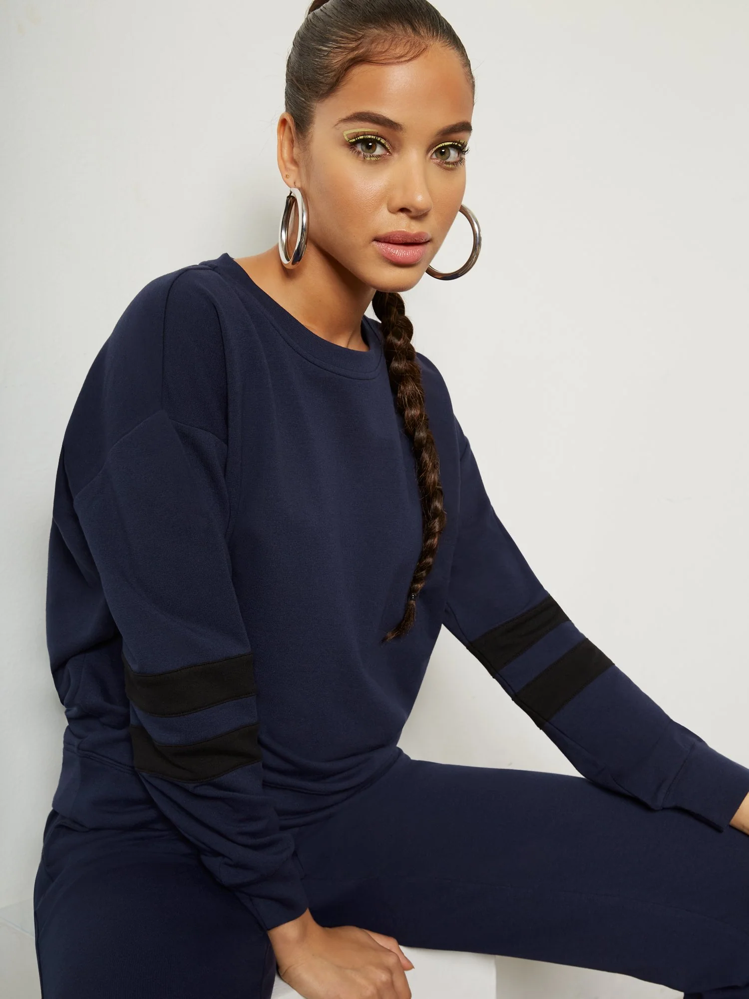 Two-Stripe Colorblock Top - Image 5