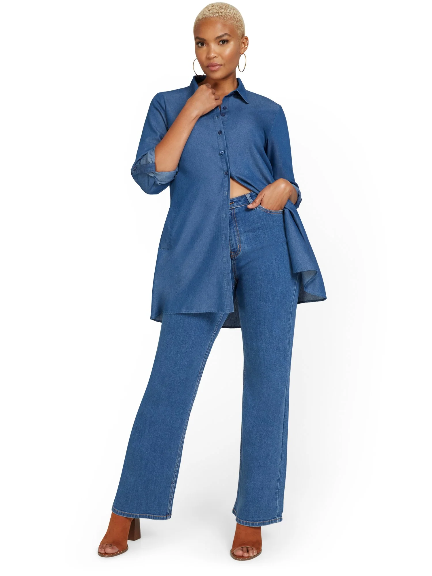 Ultra High-Waisted Wide-Leg Jeans - Image 5