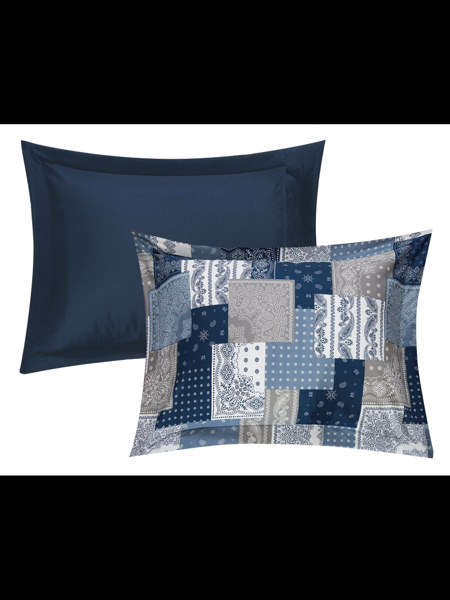Utopia Reversible Twin-Size 3-Piece Duvet Set - NY&C x Chic Home - Image 9