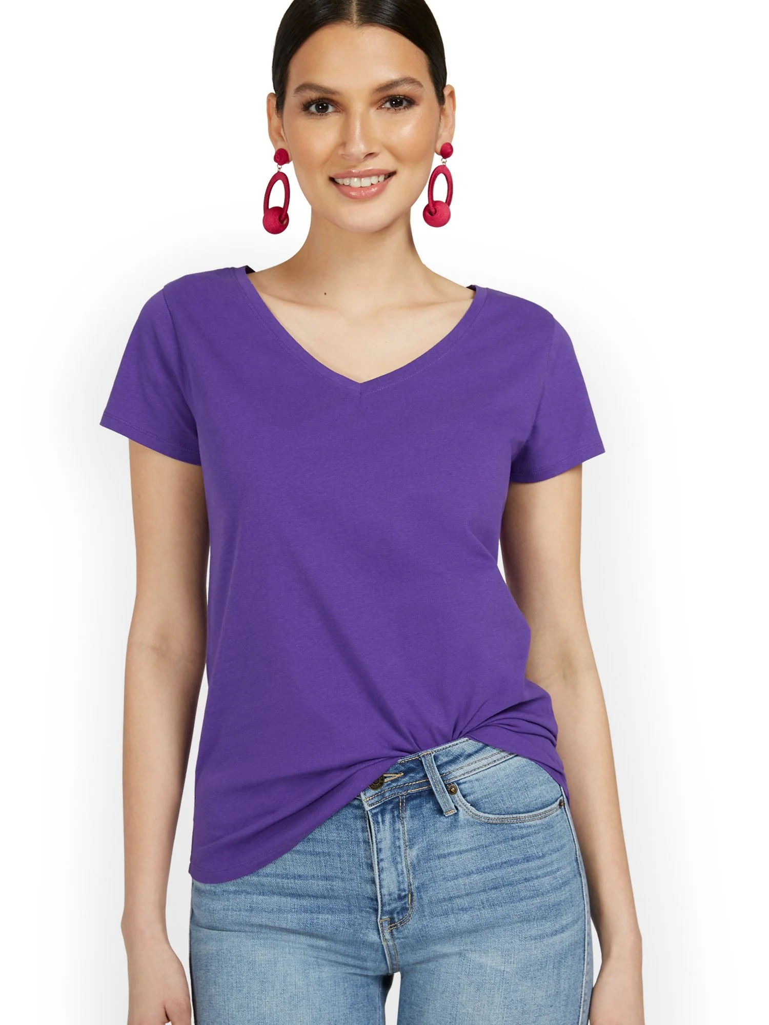 V-Neck Perfect Tee - Image 41