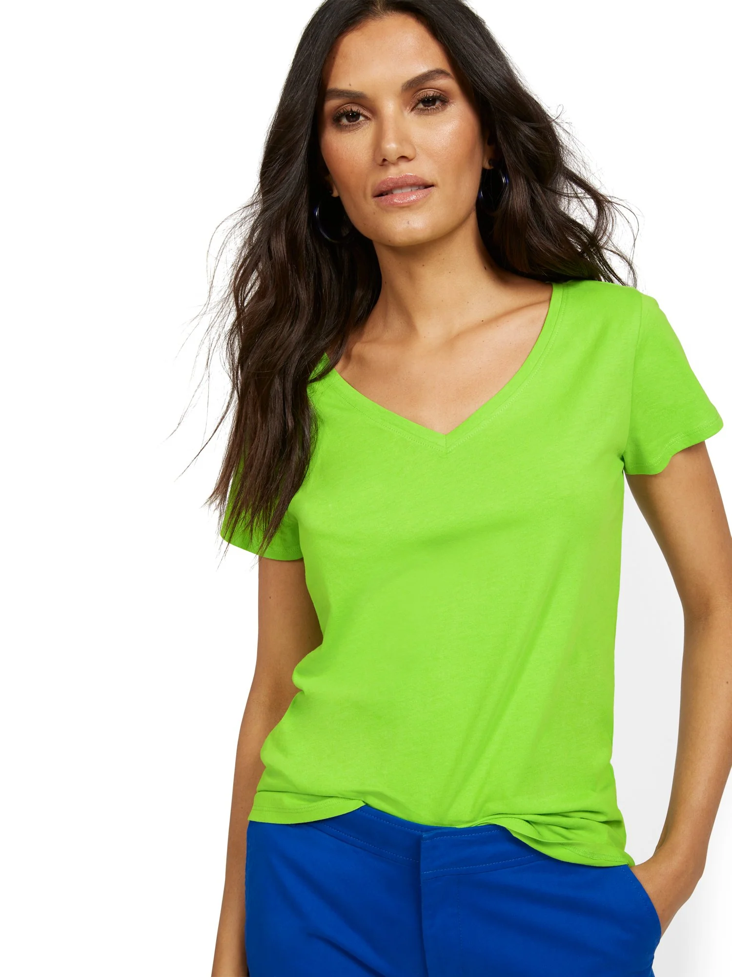 V-Neck Perfect Tee - Image 44