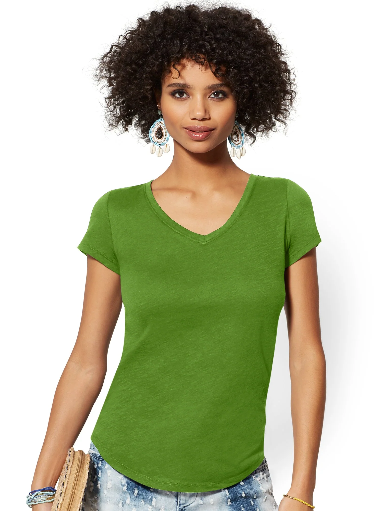 V-Neck Perfect Tee - Image 37