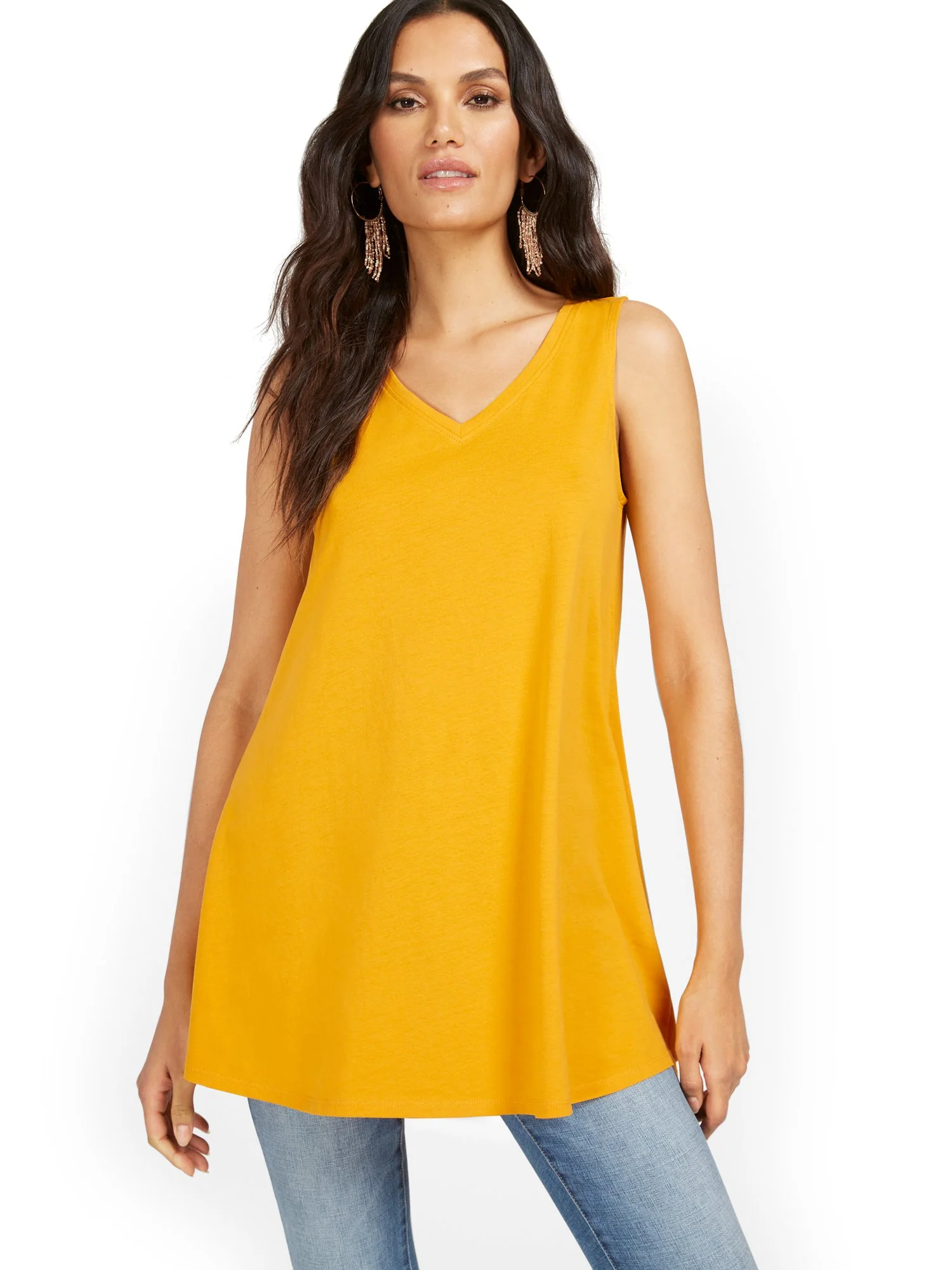 V-Neck Perfect Tunic Tank - Image 21