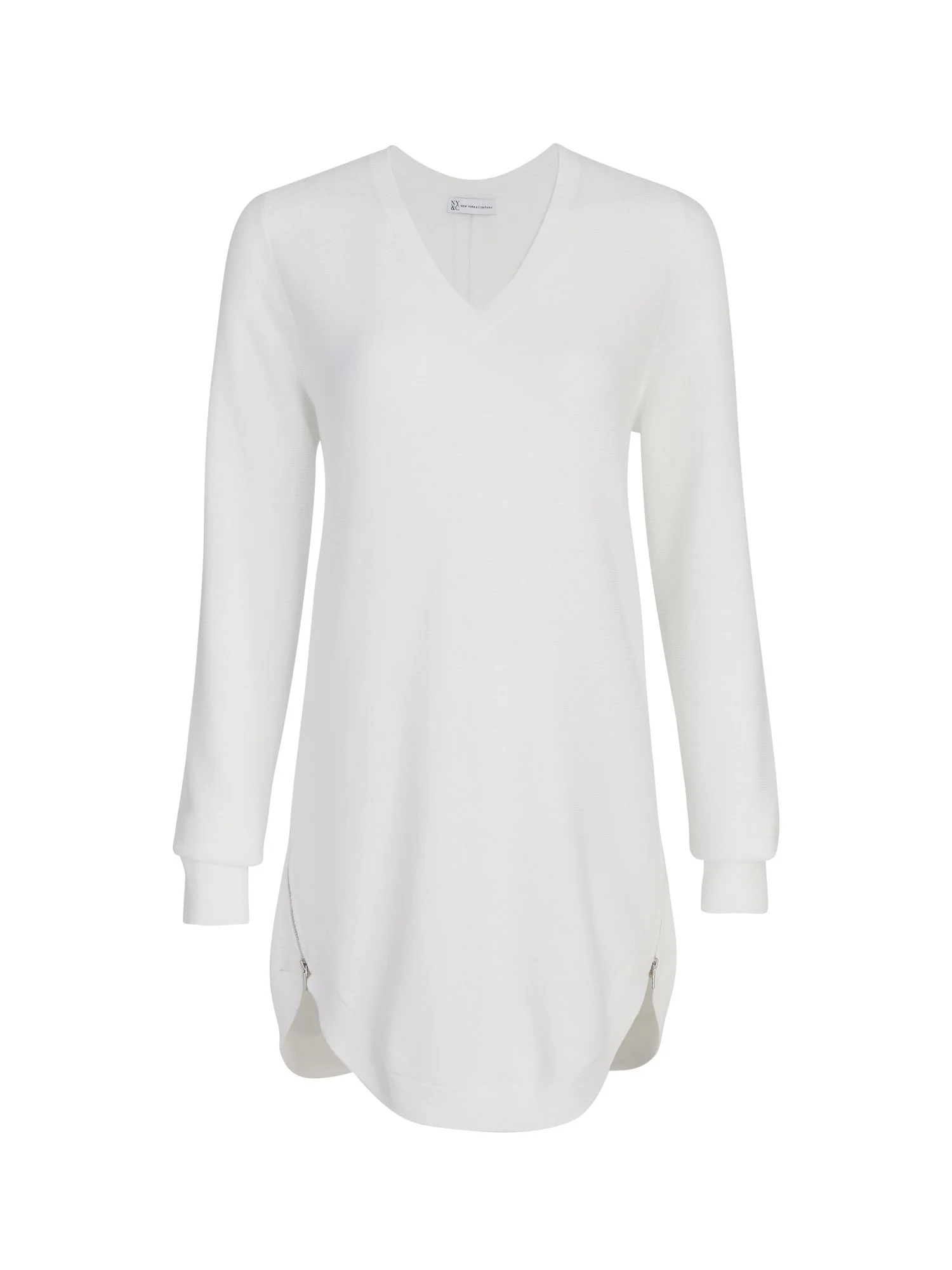 V-Neck Side-Zip Tunic - Image 2