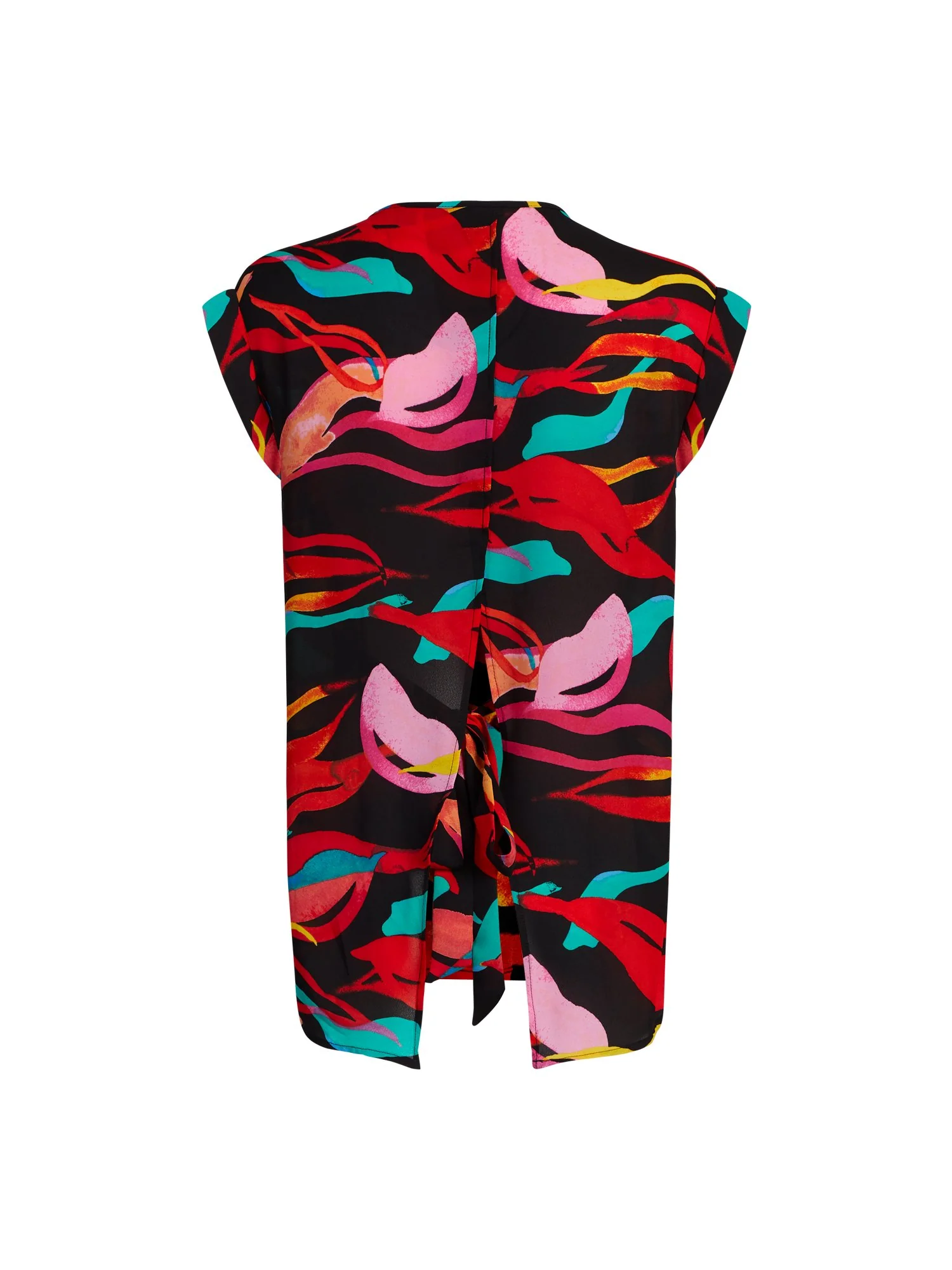 V-Neck Split-Back Top - 7th Avenue - Image 3
