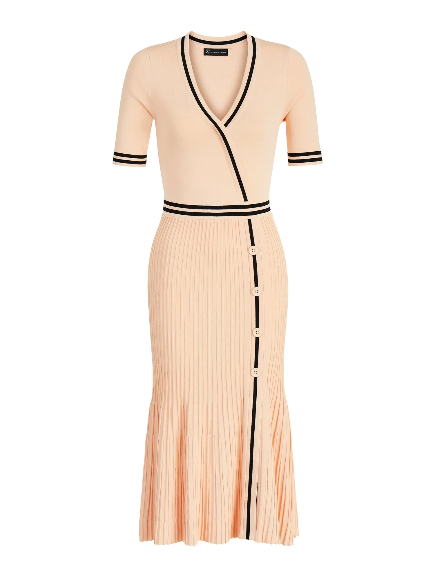 V-Neck Sweater Dress - The NY&C Legacy Collection - Image 6