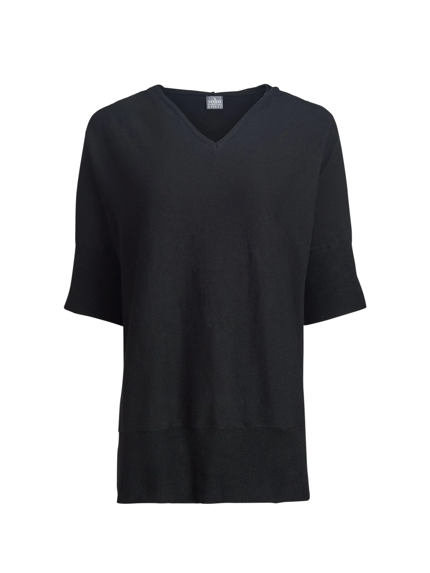V-Neck Tunic Sweater - Image 2