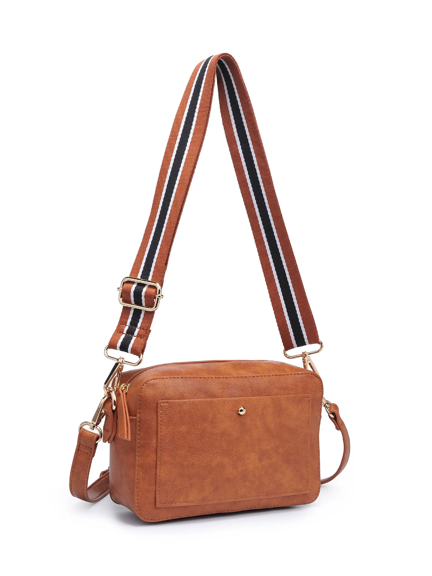 Vegan Leather Crossbody Bag - Moda Luxe - Image 2