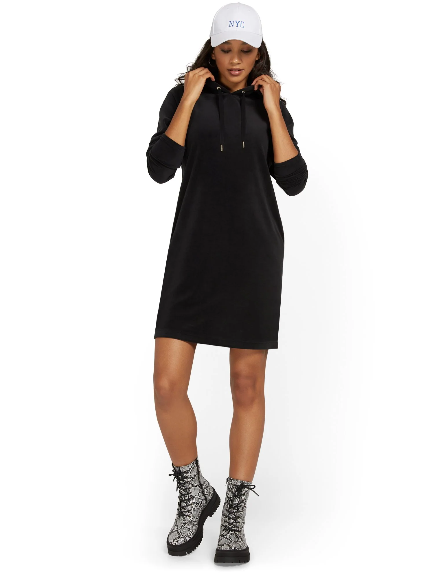 Velour Hoodie Dress - Dreamy Velour Collection