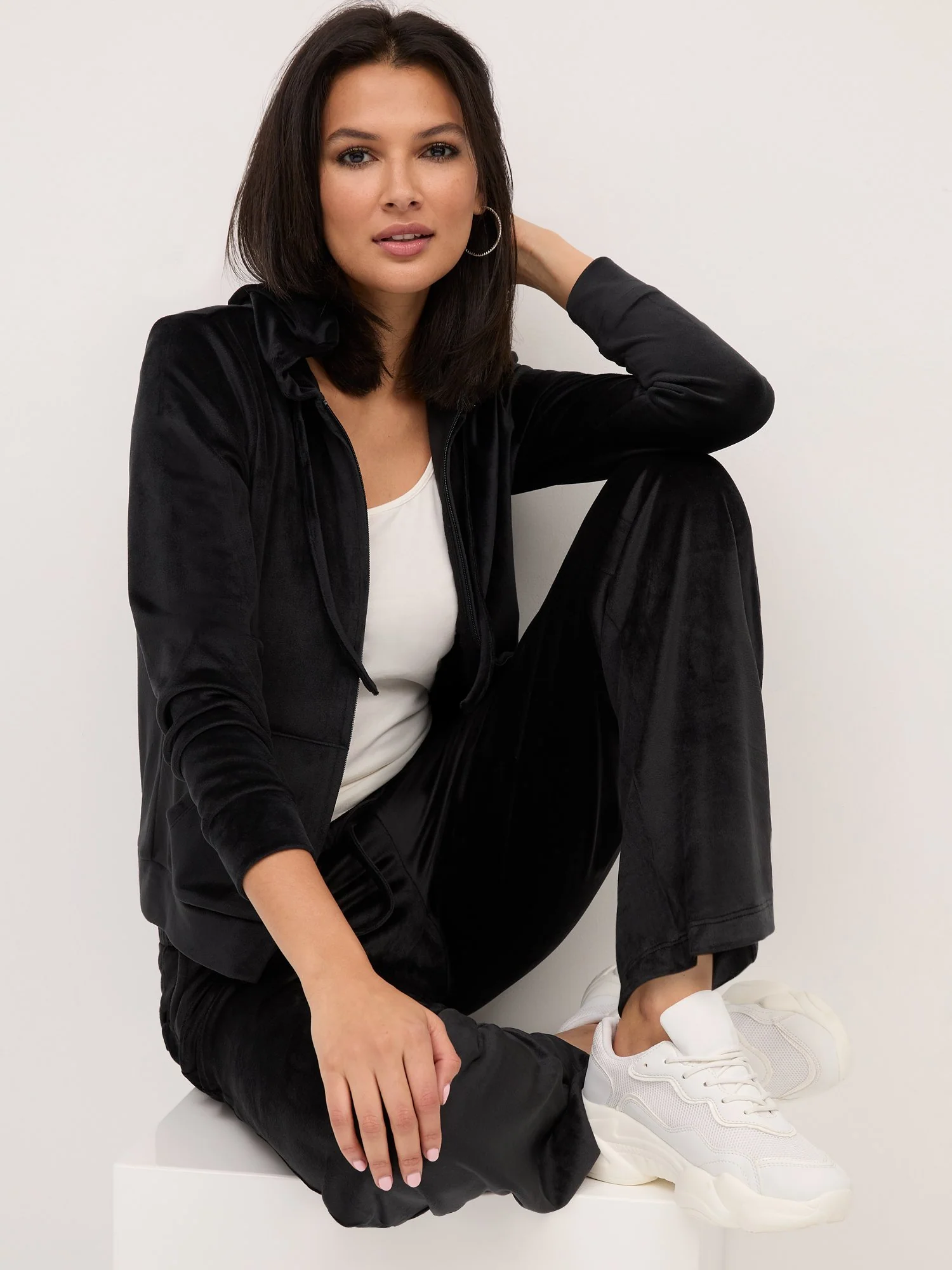 Velour Straight-Leg Pant - Dreamy Velour Collection - Image 2