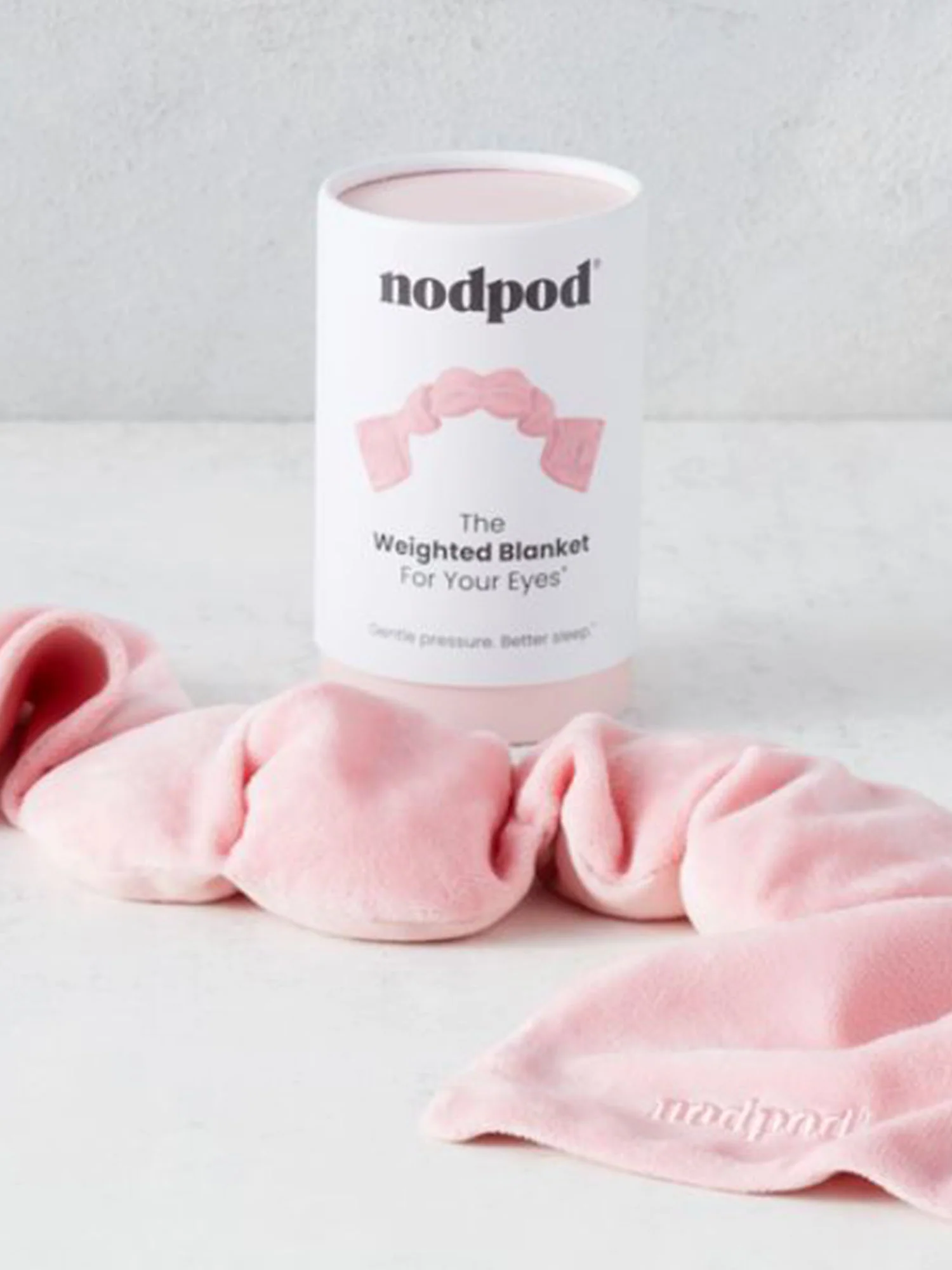 Nodpod Weighted Sleep Mask, Blush - Brands We Love - Image 5