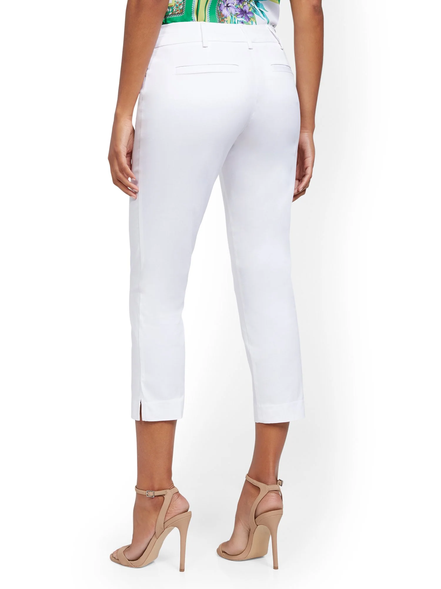 White Capri Pant - 7th Avenue - Image 3