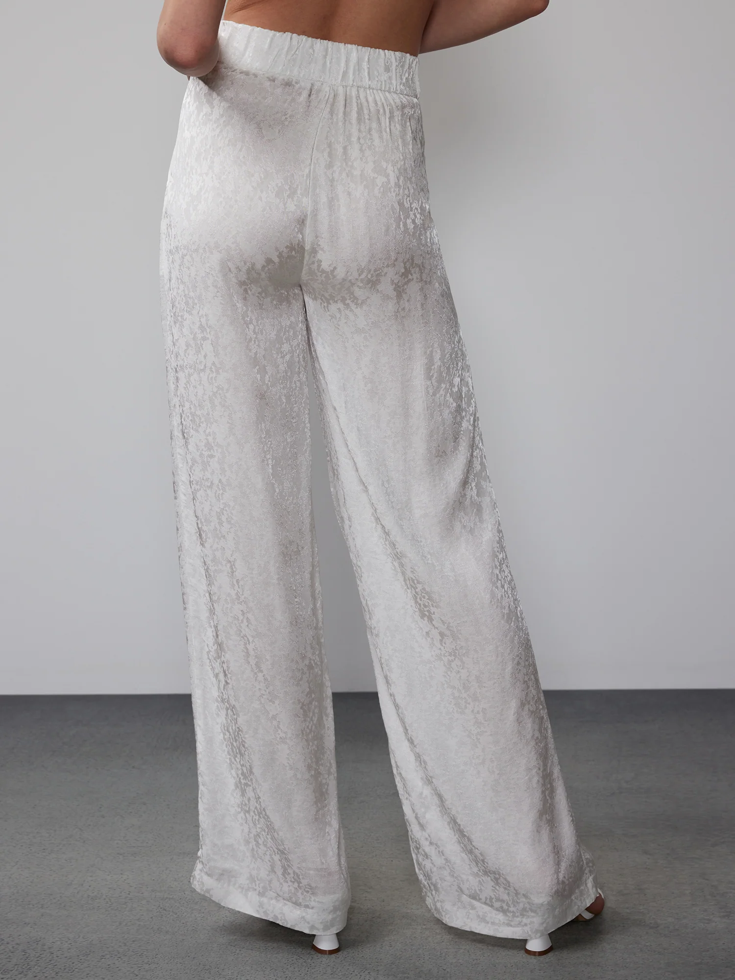 Jacquard Palazzo Pant - Image 3