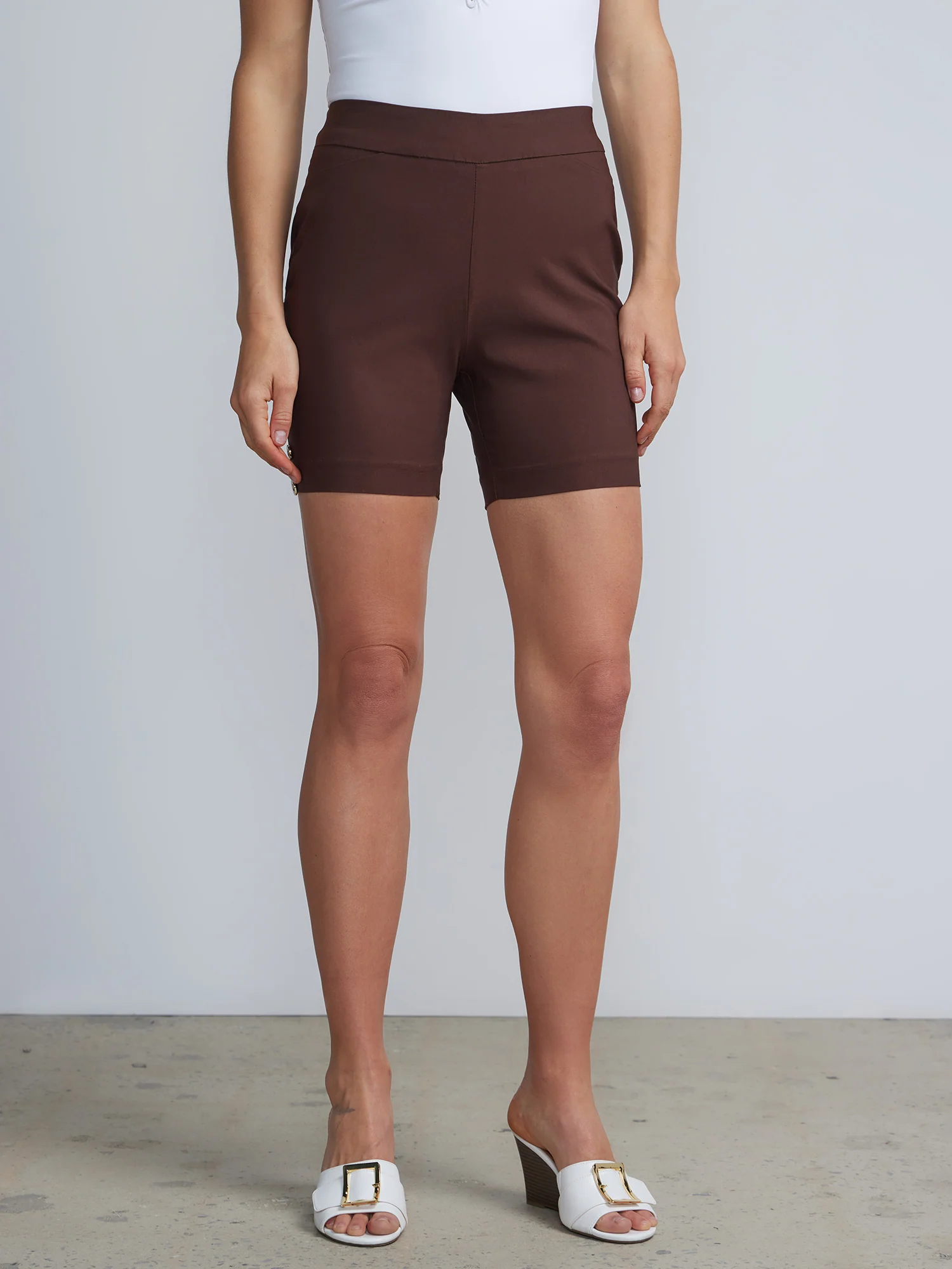 Whitney High-Waisted Pull-On 6-Inch Short - Image 7