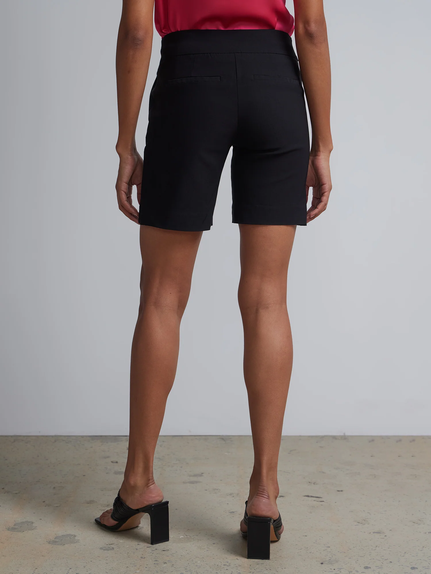 Whitney High-Waisted Pull-On 8-Inch Short - Image 4