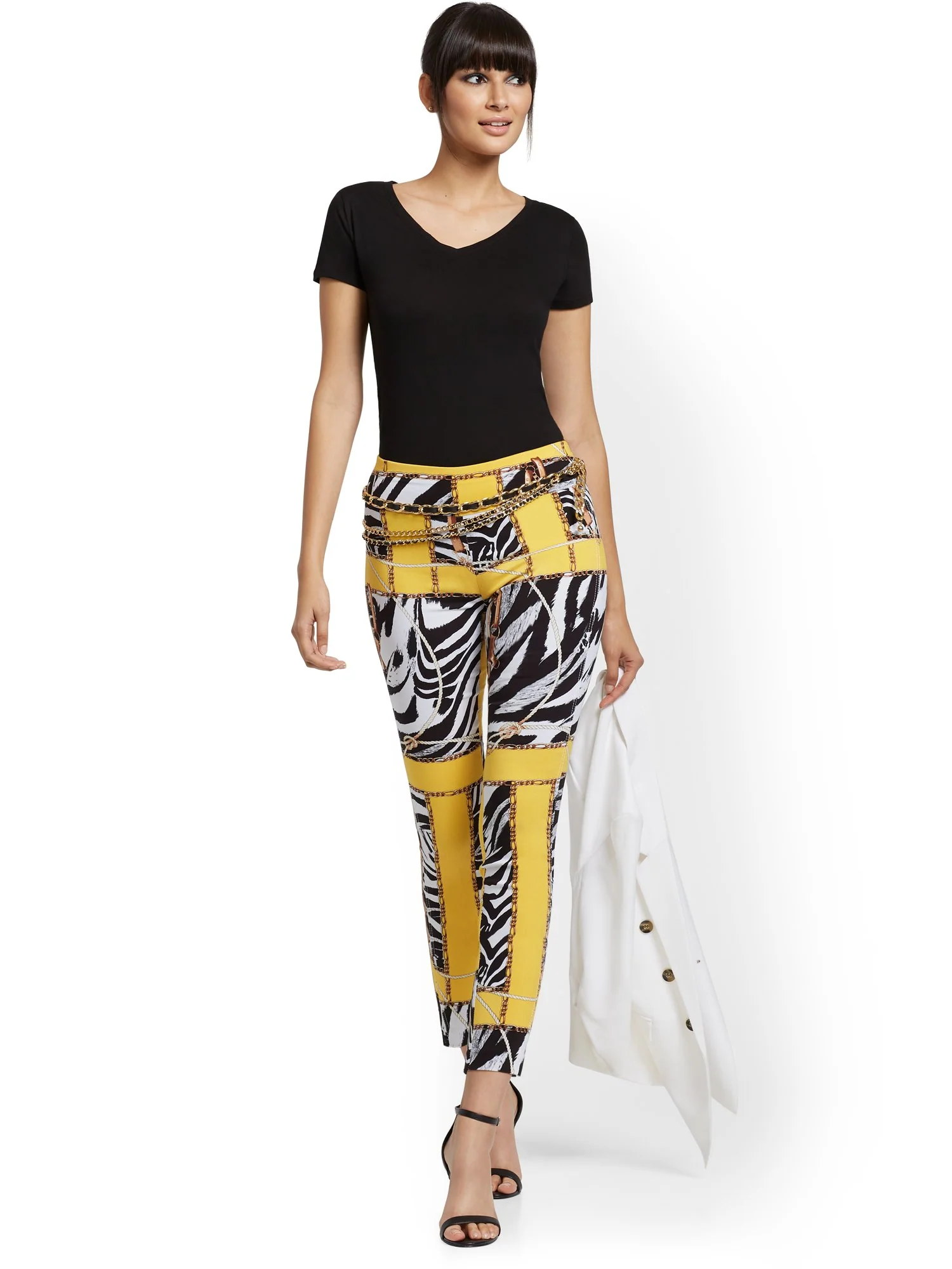 Whitney High-Waisted Pull-On Ankle Pant - Image 5