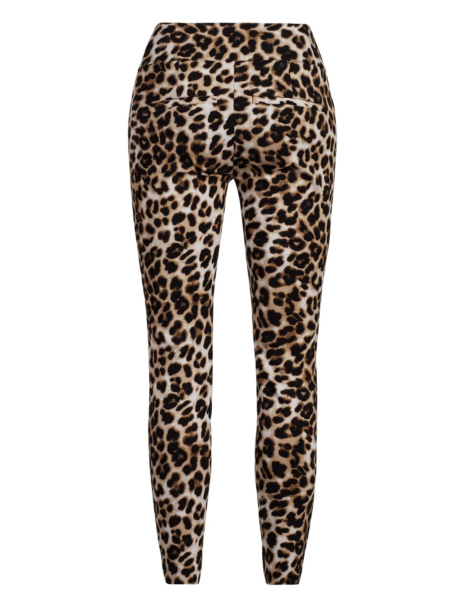 Whitney High-Waisted Pull-On Ankle Pant - Leopard-Print - Image 3