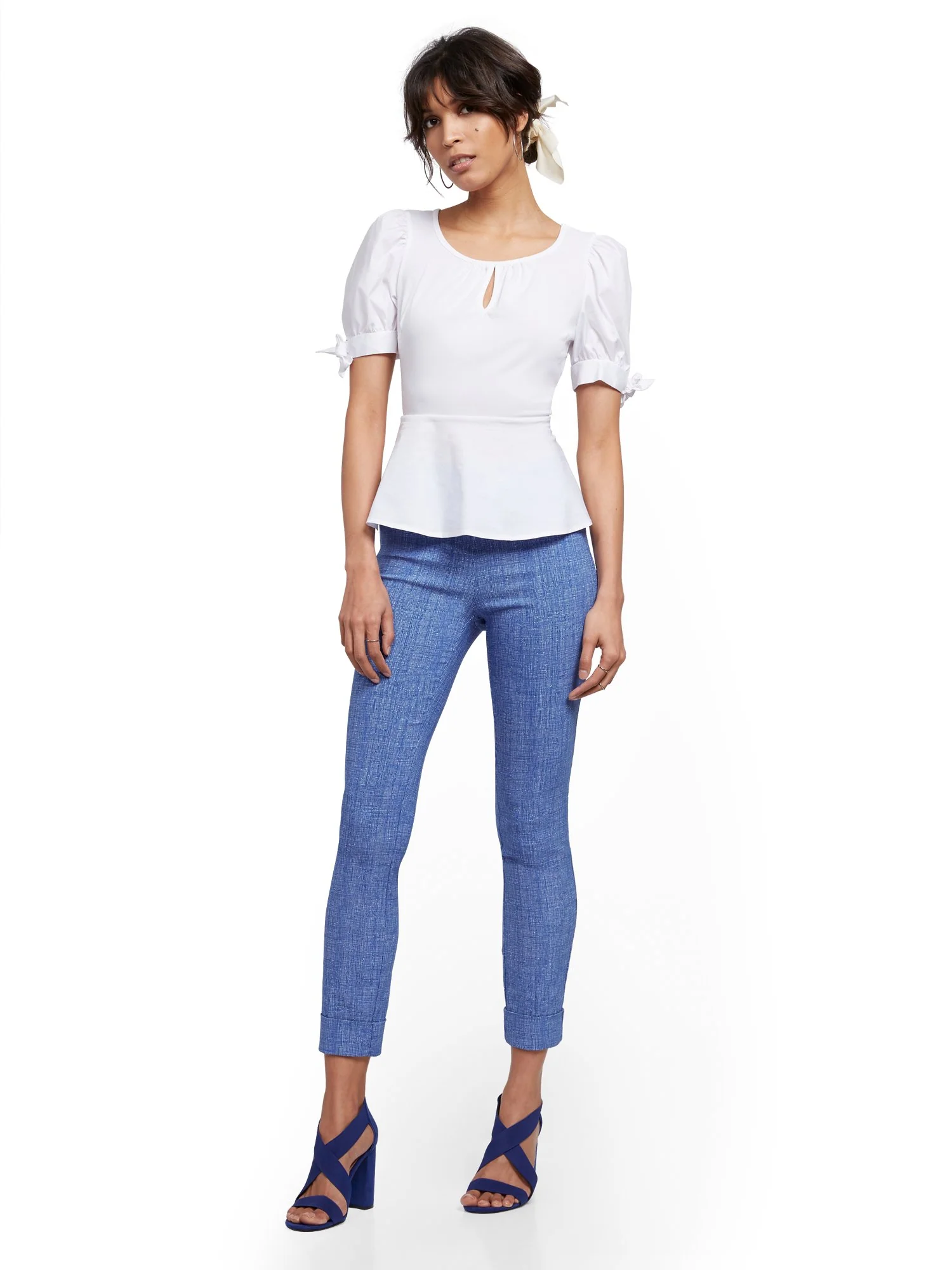 Whitney High-Waisted Pull-On Capri Pant - Image 8