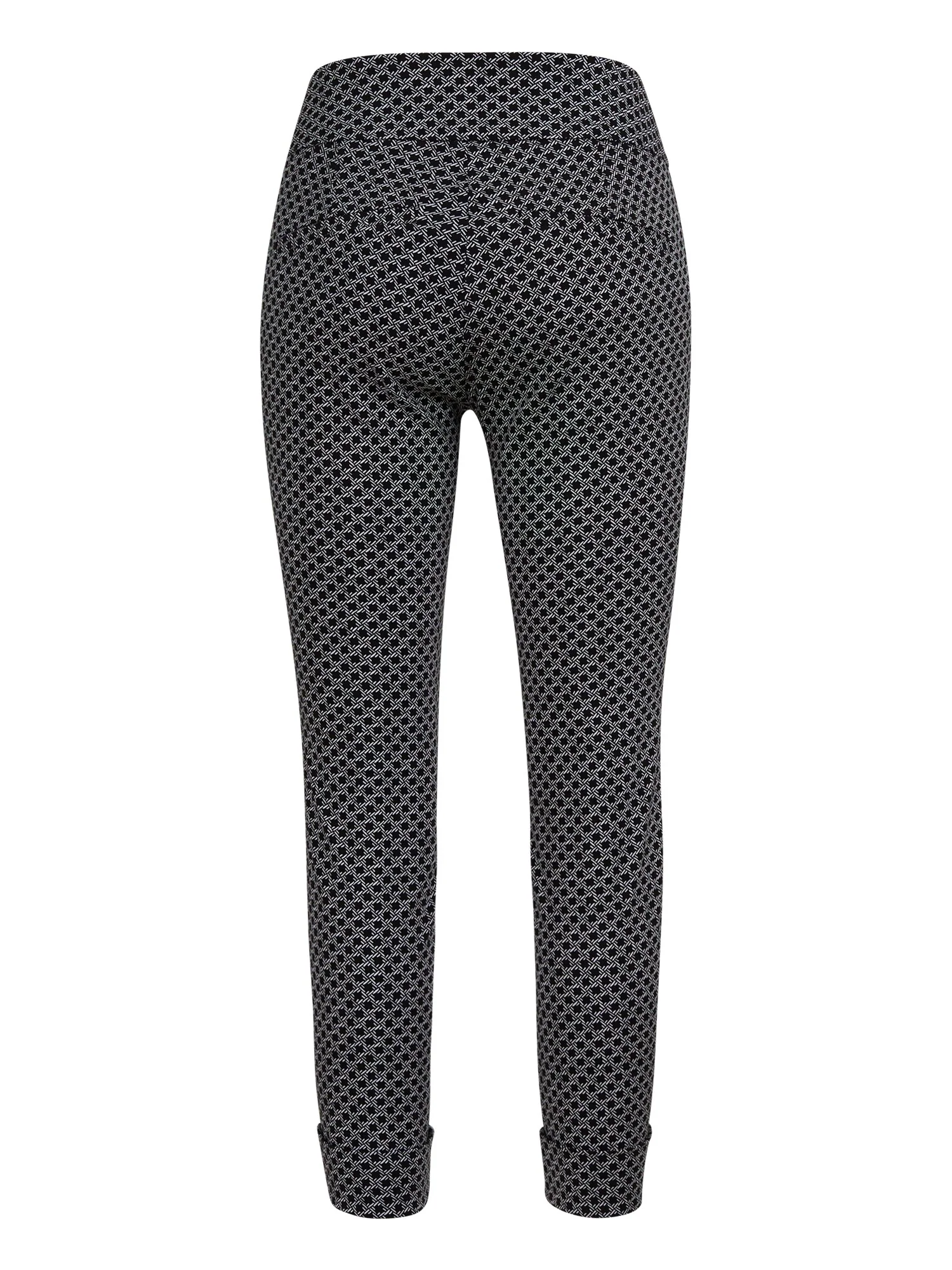 Whitney High-Waisted Pull-On Capri Pant - Abstract Print - Image 7