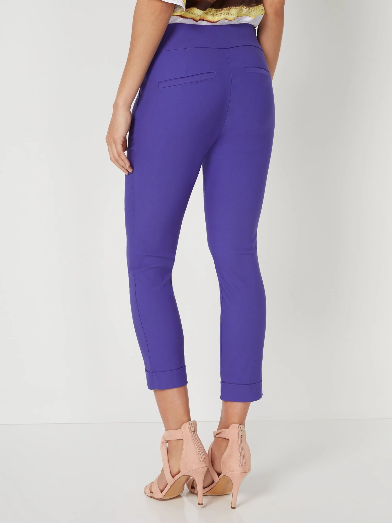 Whitney High-Waisted Pull-On Slim-Leg Capri Pant - Image 21