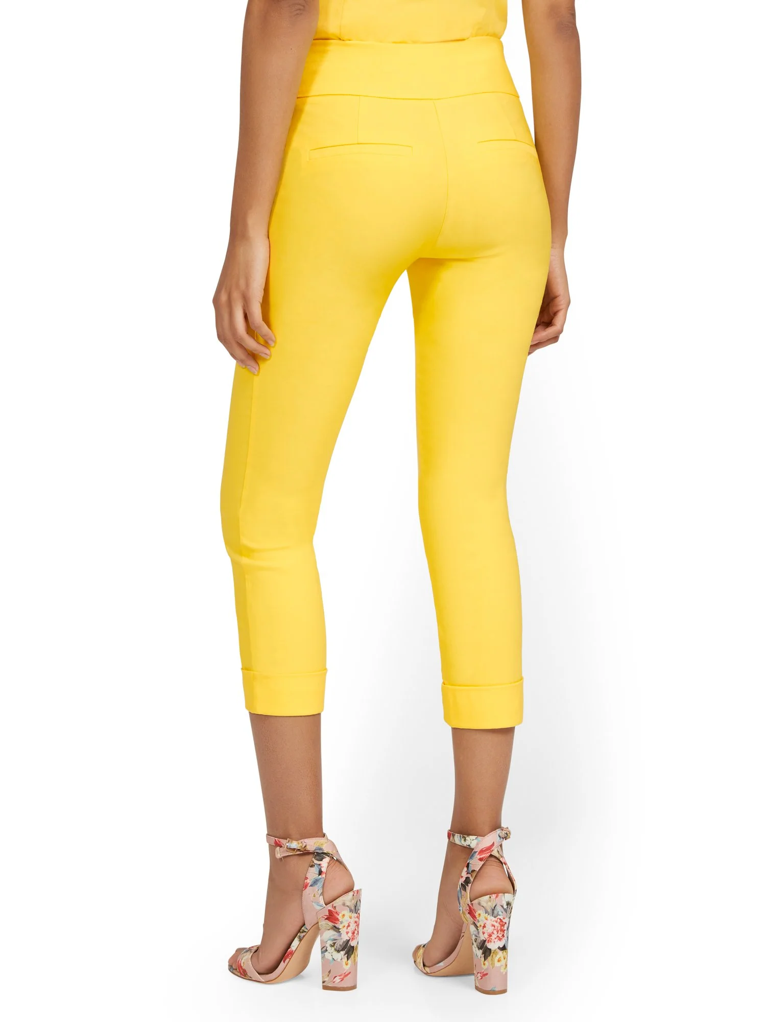 Whitney High-Waisted Pull-On Slim-Leg Capri Pant - Image 42