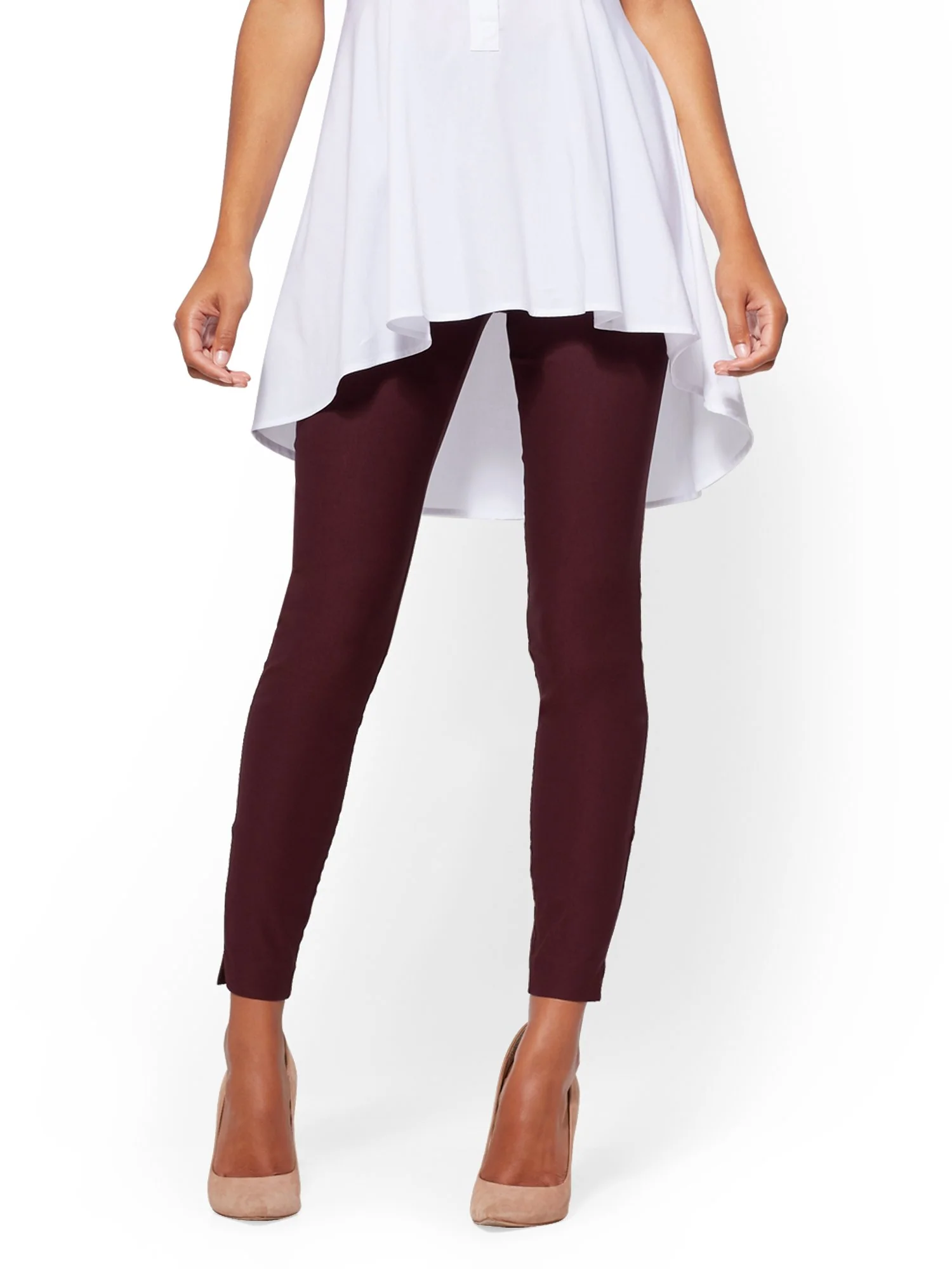 Whitney High-Waisted Pull-On Slim-Leg Pant - Image 55