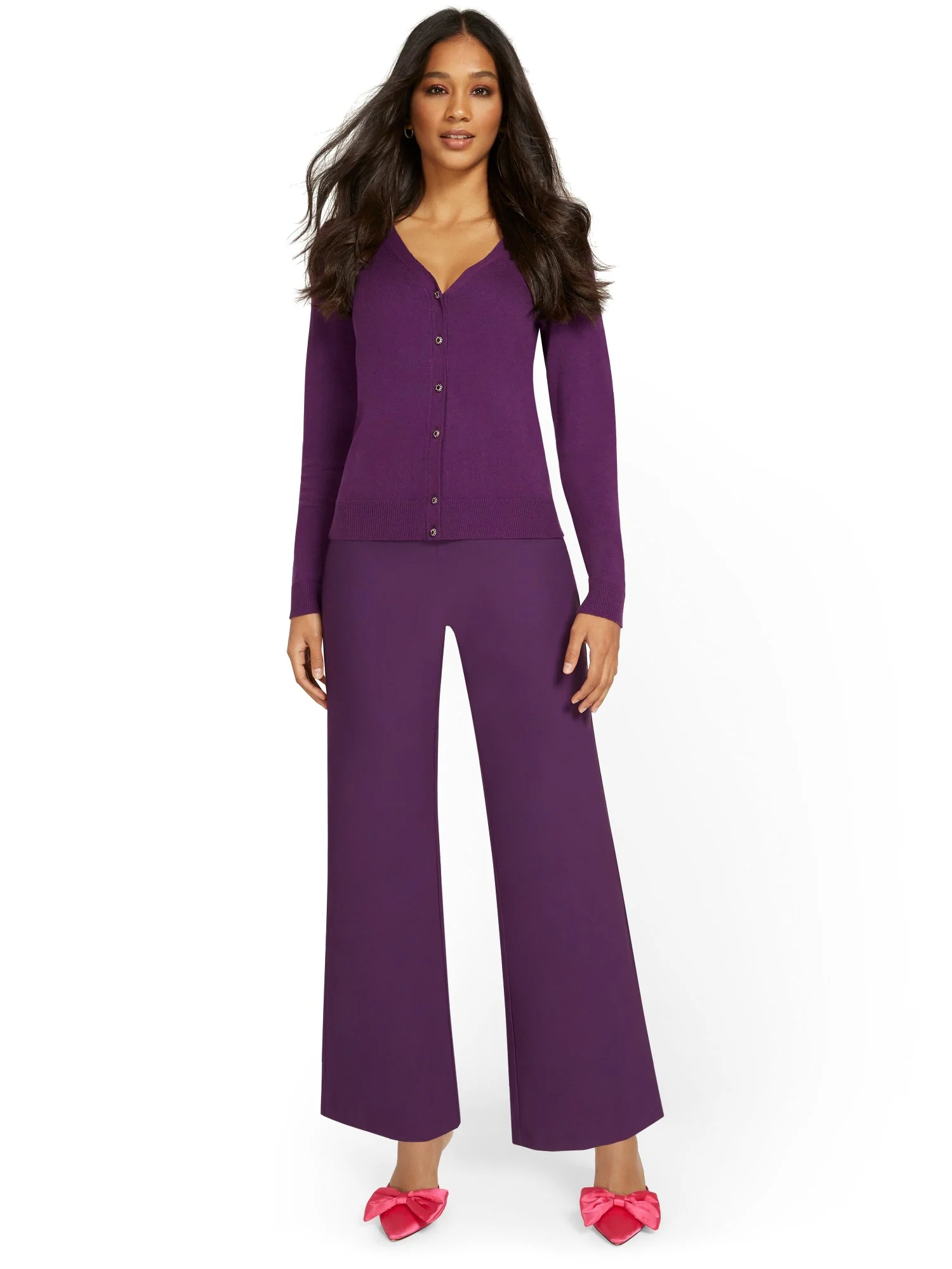 Whitney High-Waisted Pull-On Wide-Leg Pant - Image 18