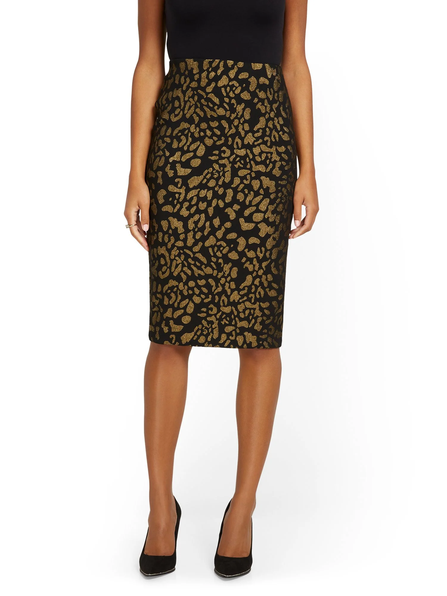 Whitney Leopard-Print Pencil Skirt - Image 5