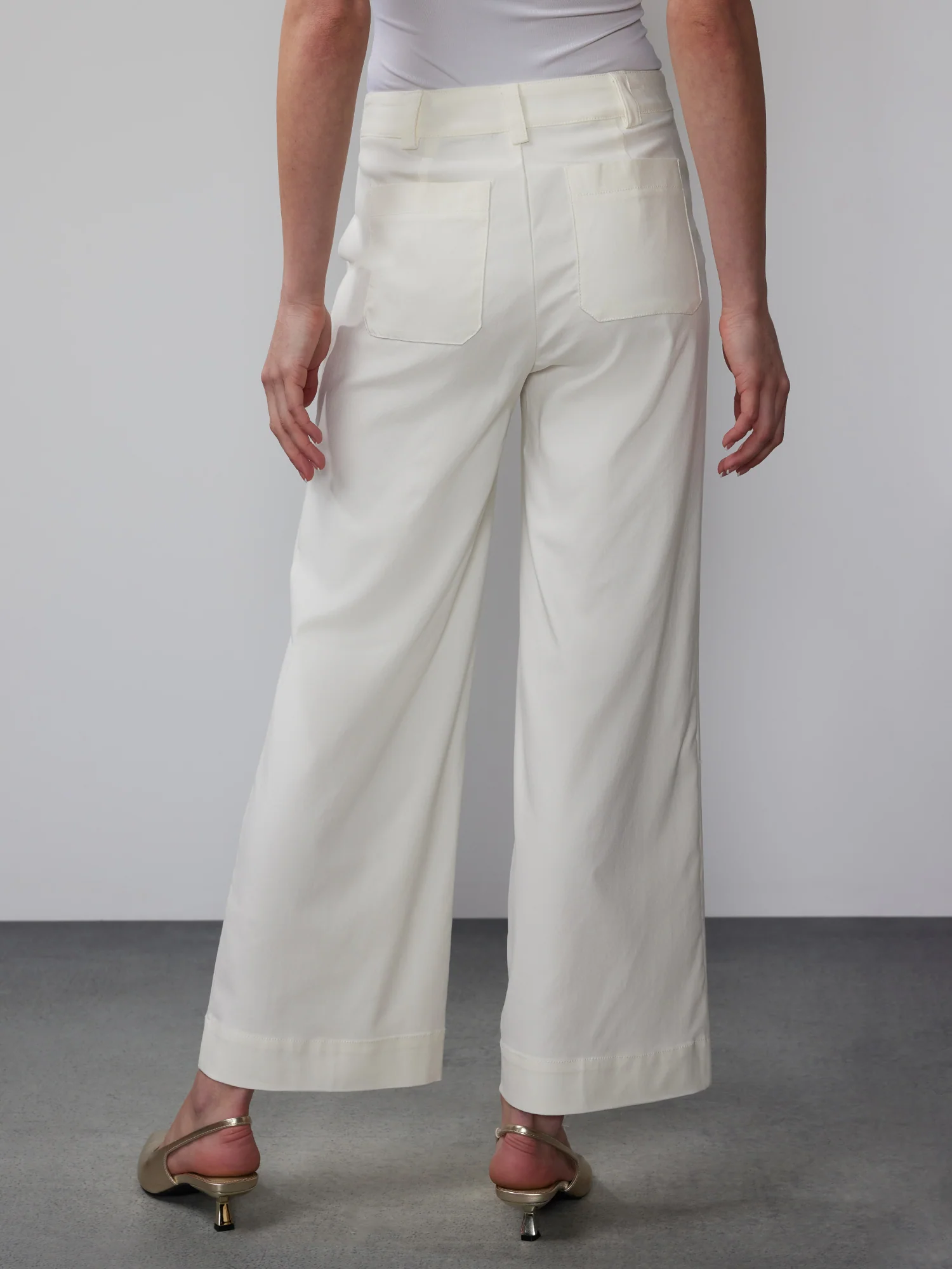 Petite Wide Leg Ankle Pant - Image 3