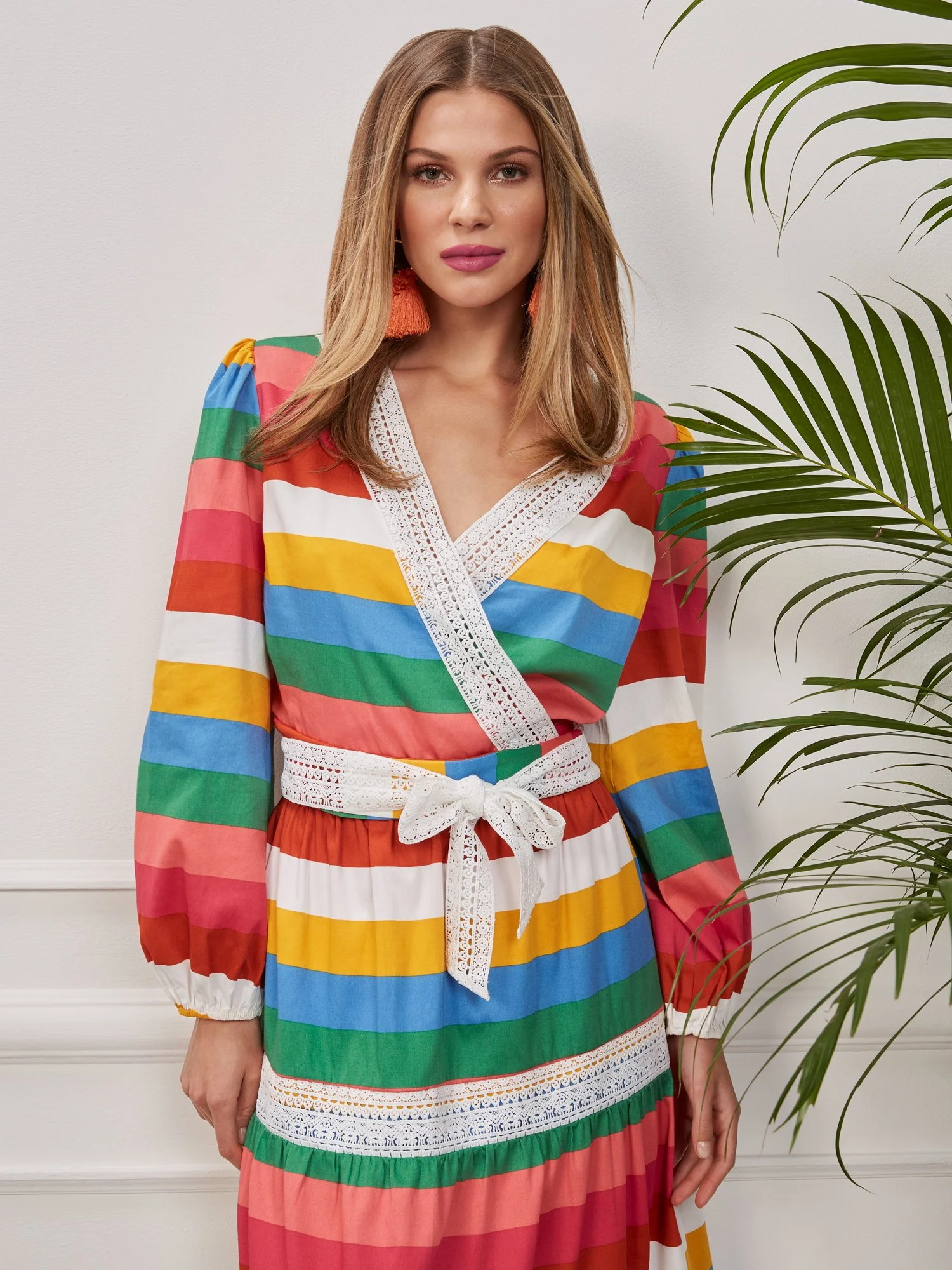 Wrap-Front Poplin Blouse - Image 2