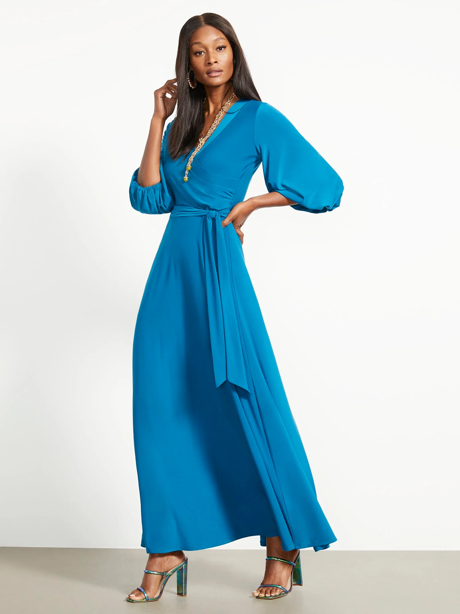 Wrap Maxi Dress - Image 6
