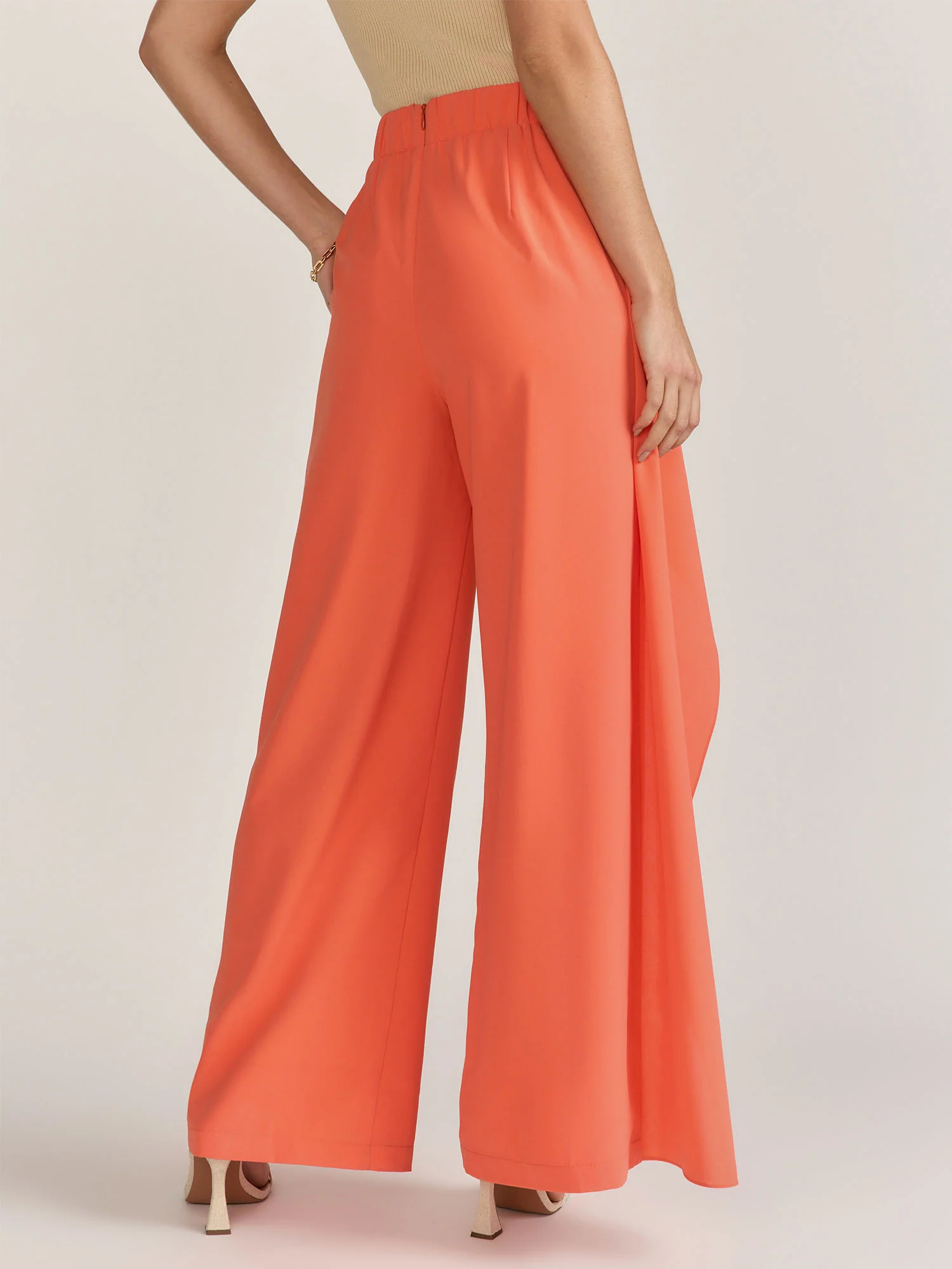Wrap Tie Wide Leg Trousers - Do + Be - Image 5