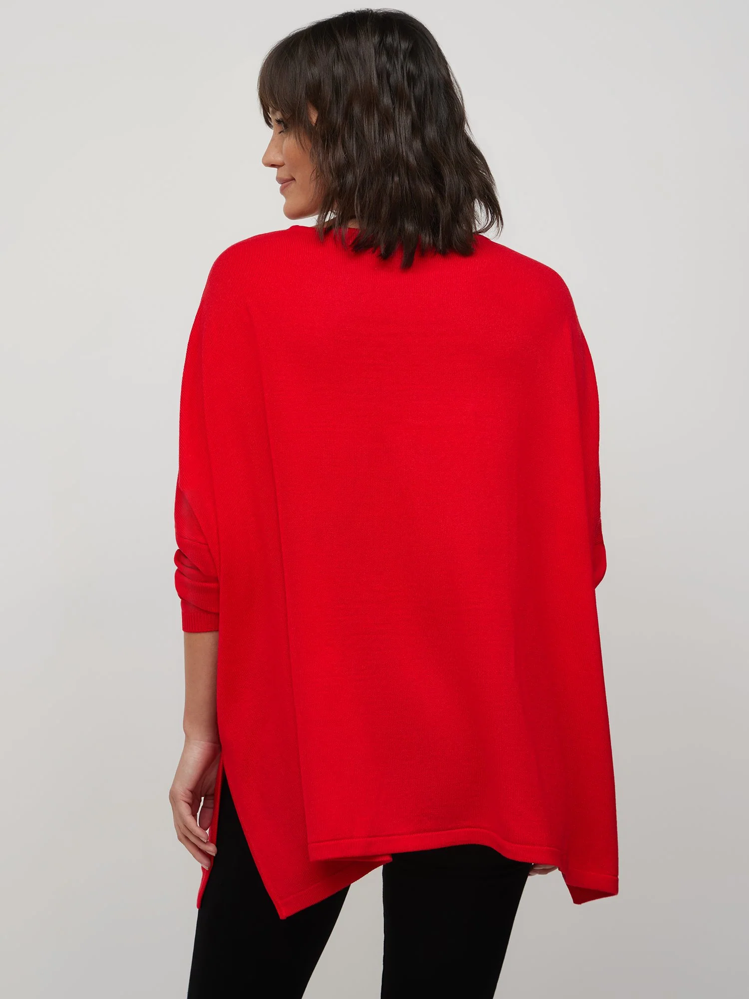 XOXO-Print Poncho - Image 3
