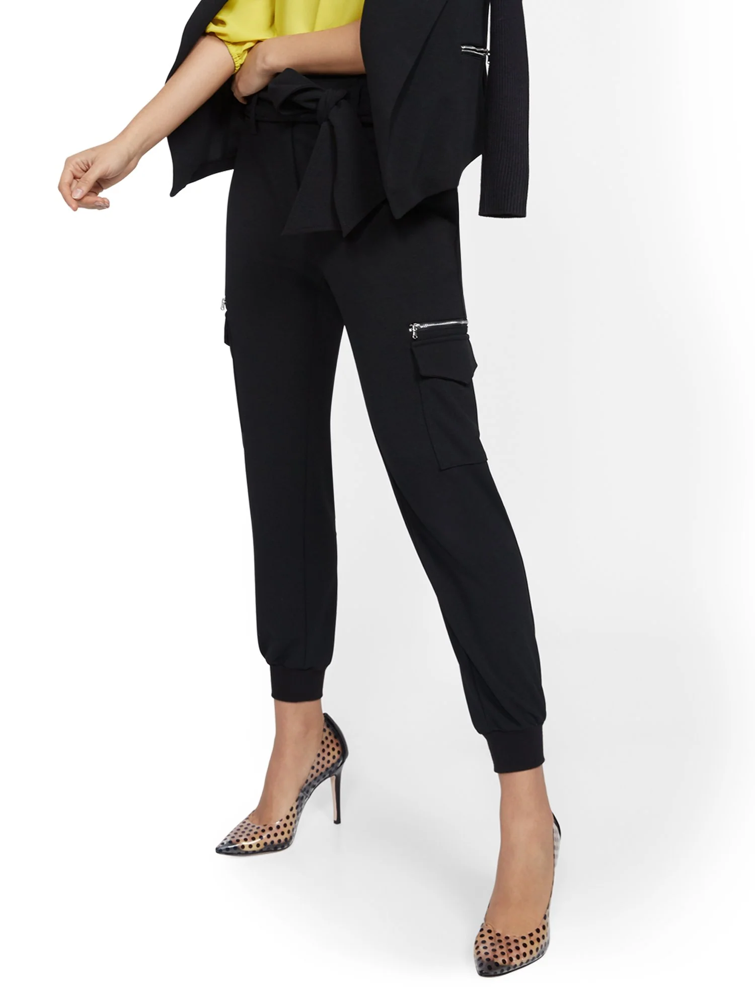 Zip-Accent Straight-Leg Cargo Pant - 7th Avenue - Image 2