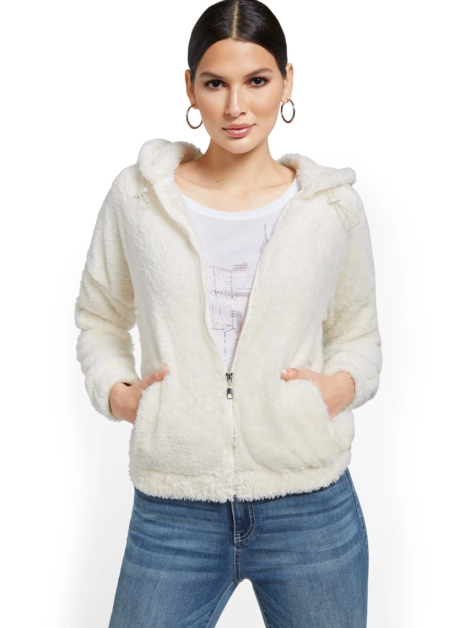 Zip-Up Fleece Hoodie - Image 26